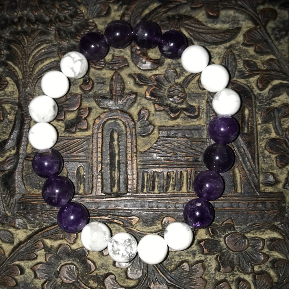 amethyst & Howlite
